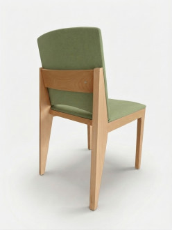 Chaise rembourrée 4 pieds Soline
